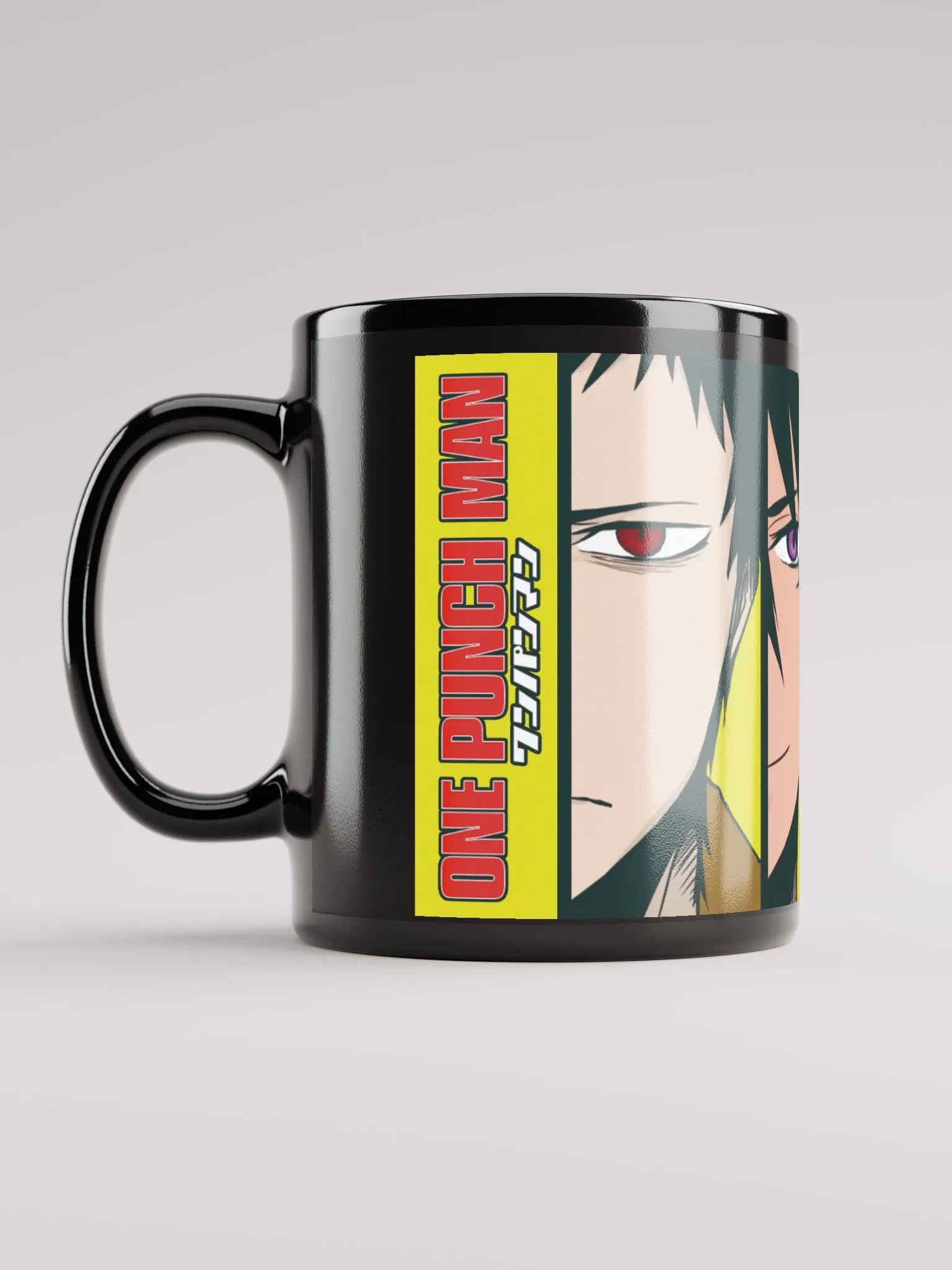 One Punch Man White Glossy Mug – Bold Anime-Inspired Design product image (11)