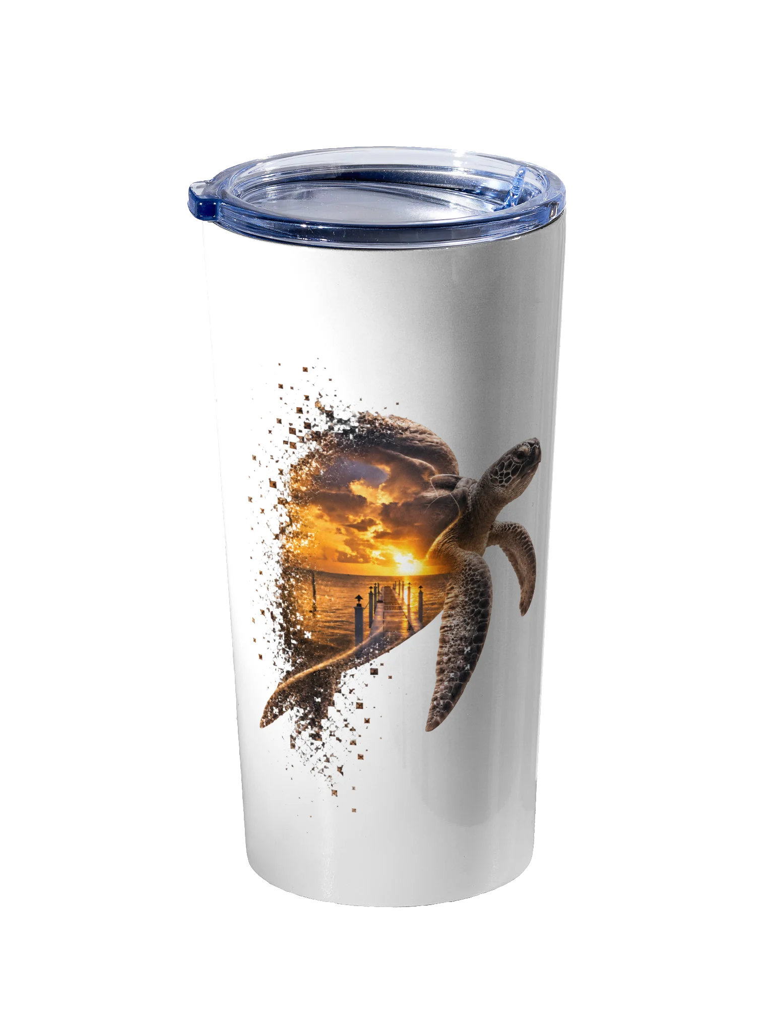 Sea Turtle 20 oz Stainless Steel Tumbler - Keys Collection: Dock Edition product image (2)