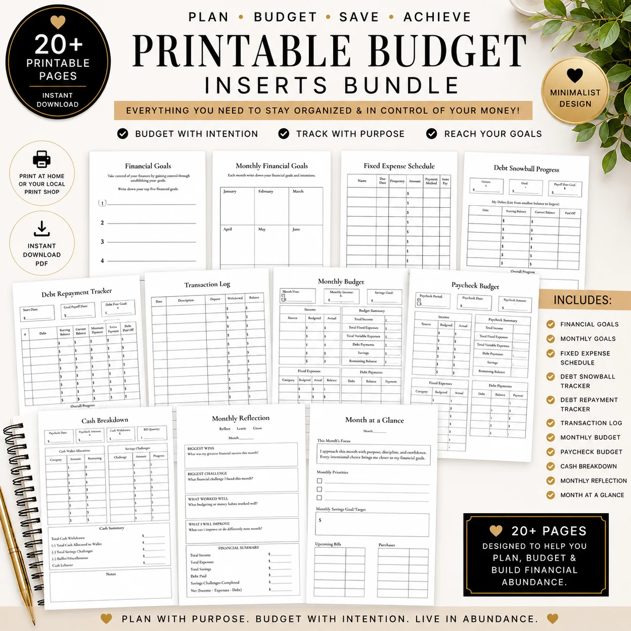 Budget Planner Inserts product image (1)