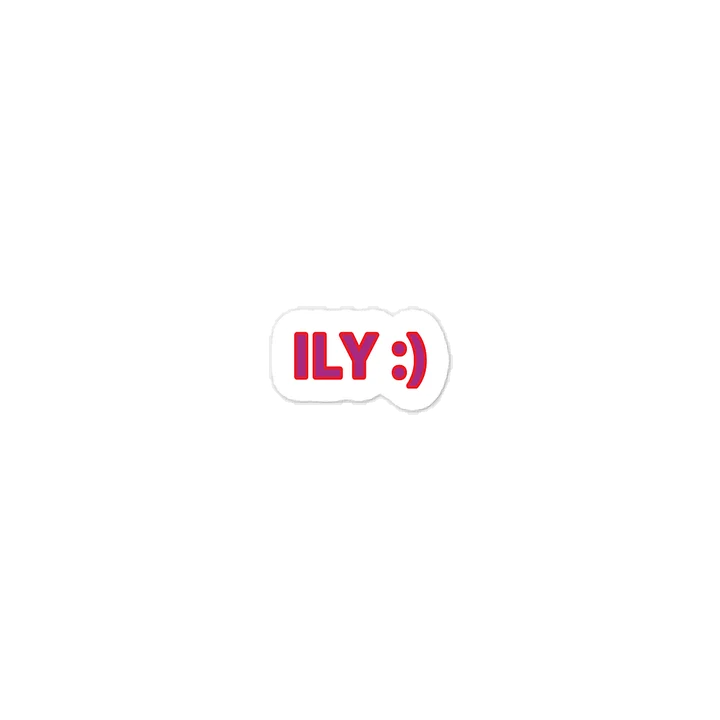 ILY Valentine’s Day Sticker product image (1)