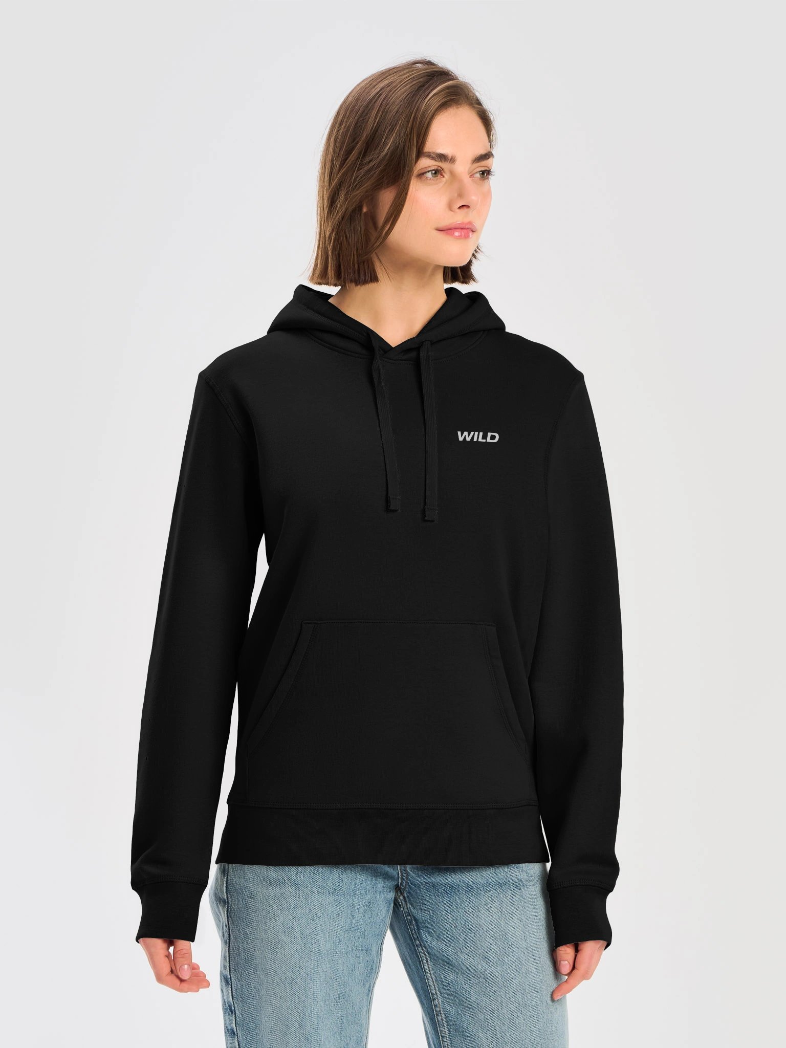 WILD White Regular Hoodie product image (5)