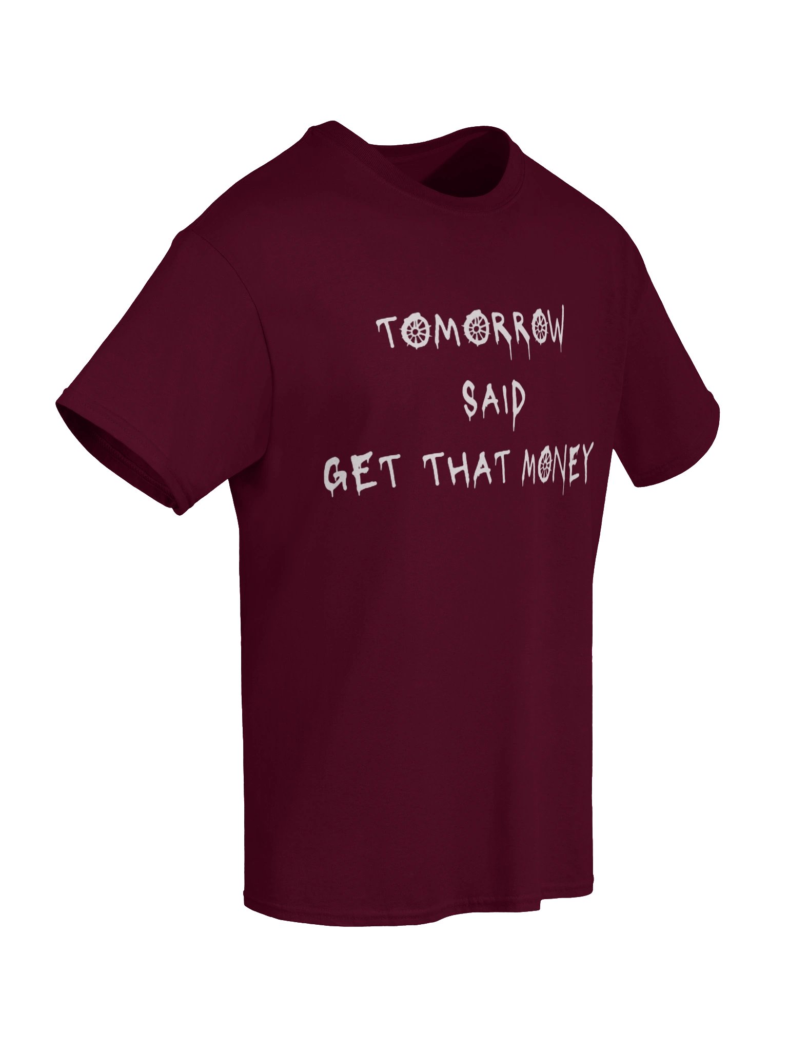 Tomorrow Said T-Shirt- Maroon product image (8)