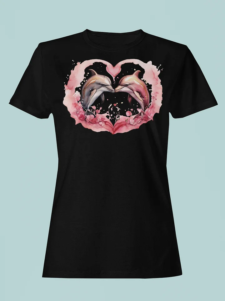Dolphin Dance Women's Fitted Tee product image (1)