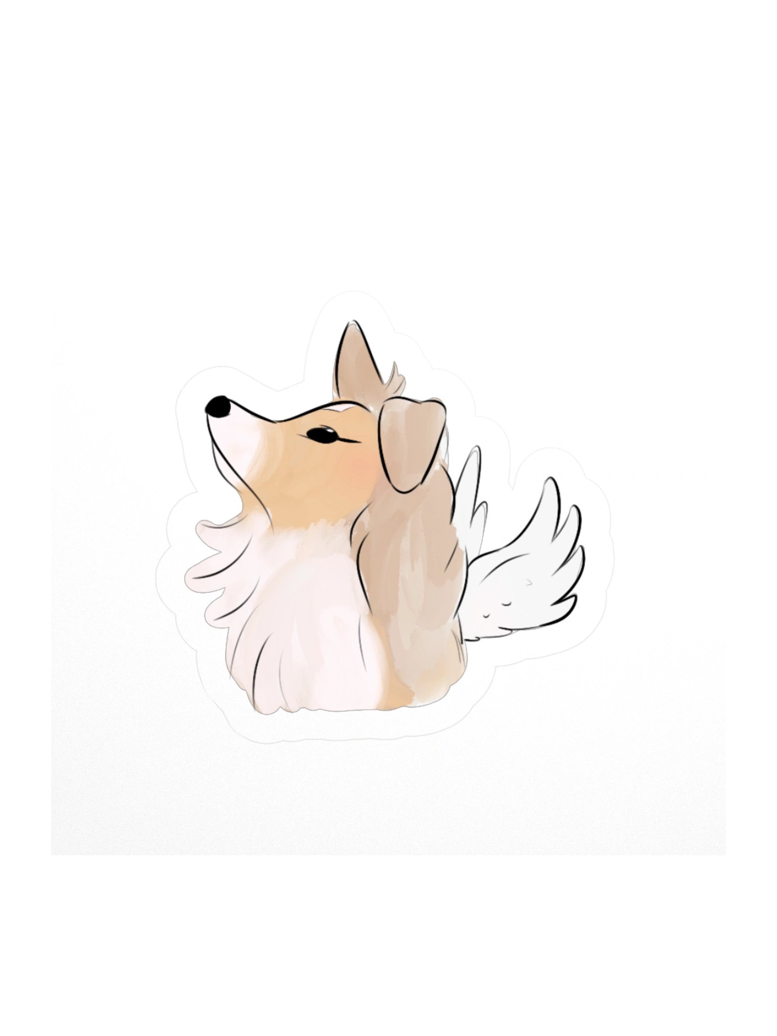 The Angel Sheltie - Sticker (Colour) product image (2)