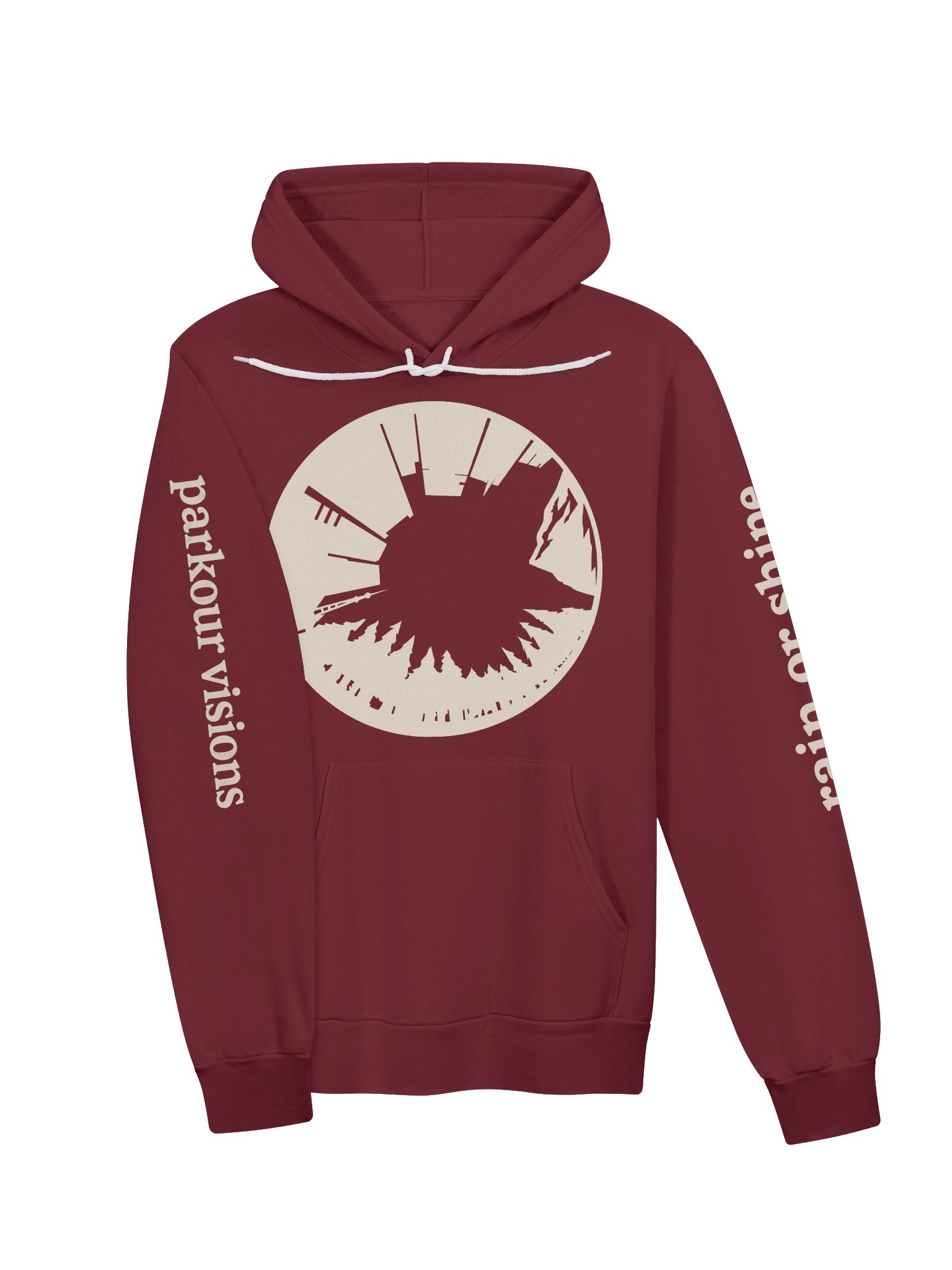 PKV Splat Maroon/Ivory Hoodie product image (3)