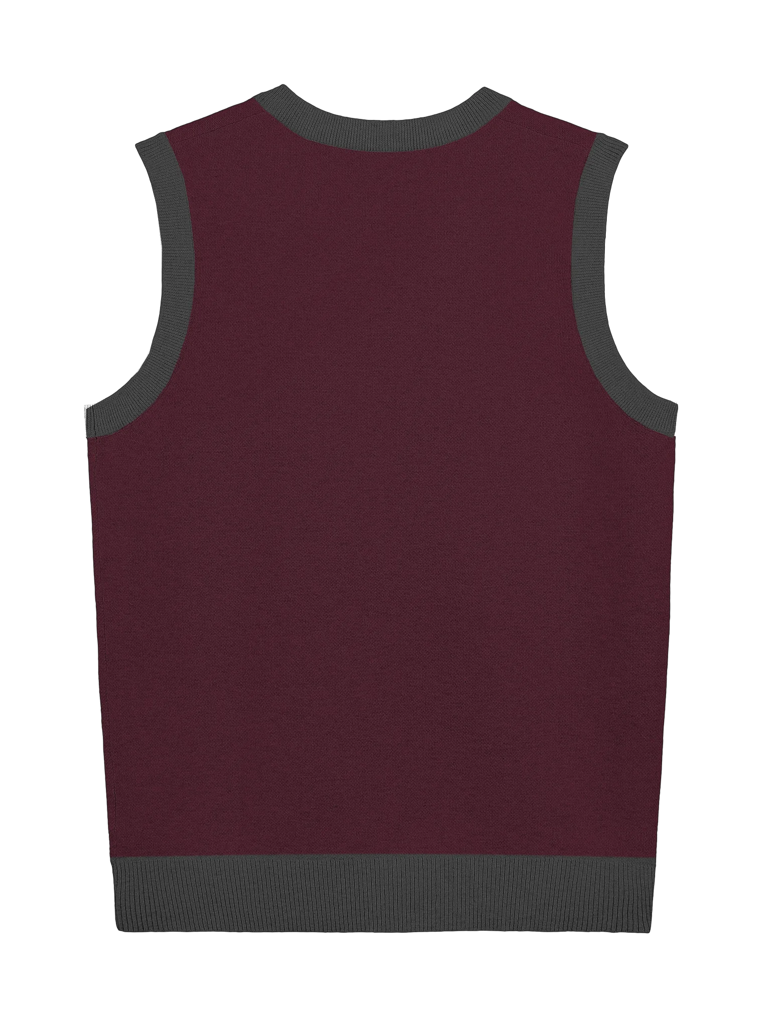 House 746 Luxury Knit Vest - Burgundy product image (2)