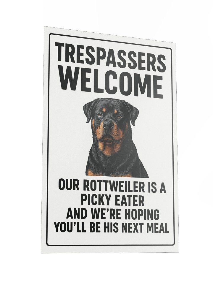 Beware of Rottweiler Poster product image (5)