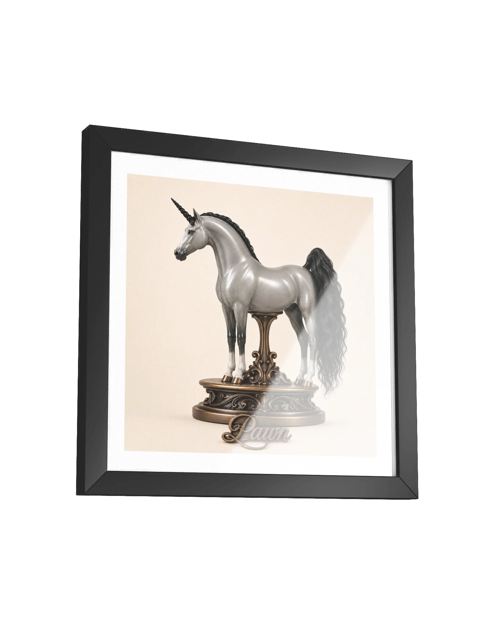 Chess Collection — Pawn Unicorn Framed Poster product image (55)