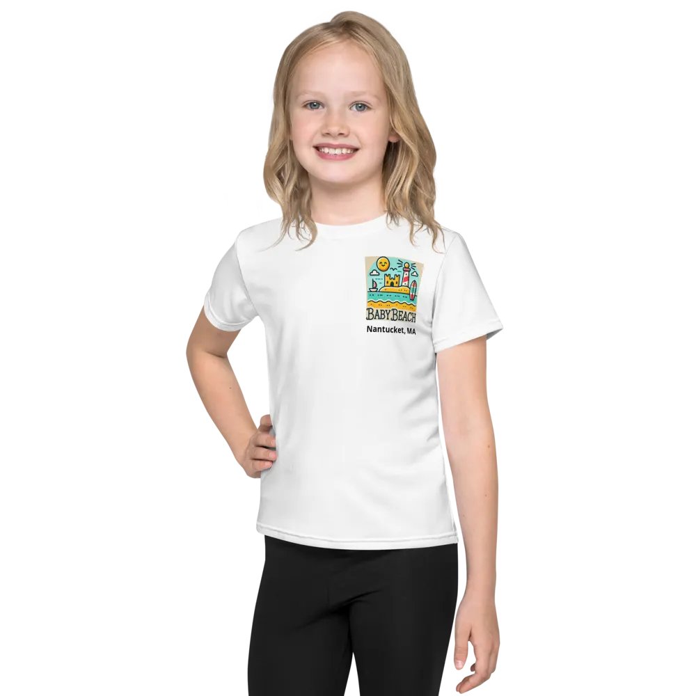 Sunshine Shores All-Over Print Kid's Tee - Nantucket, MA product image (1)