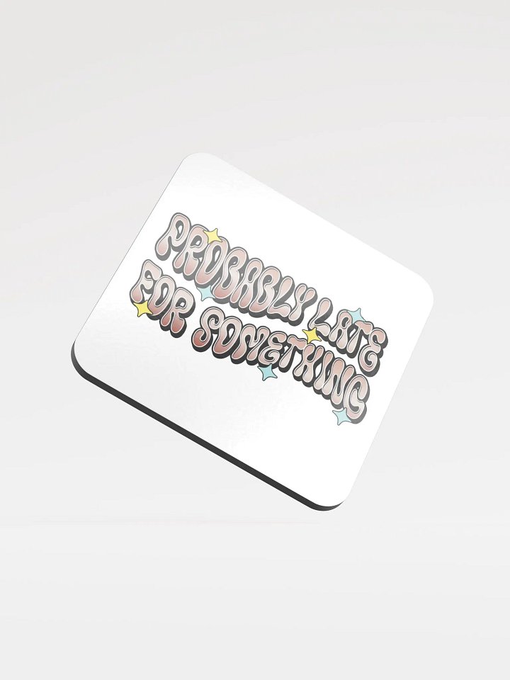 Probably Late For Something Whimsical Wavy Coaster Set product image (2)