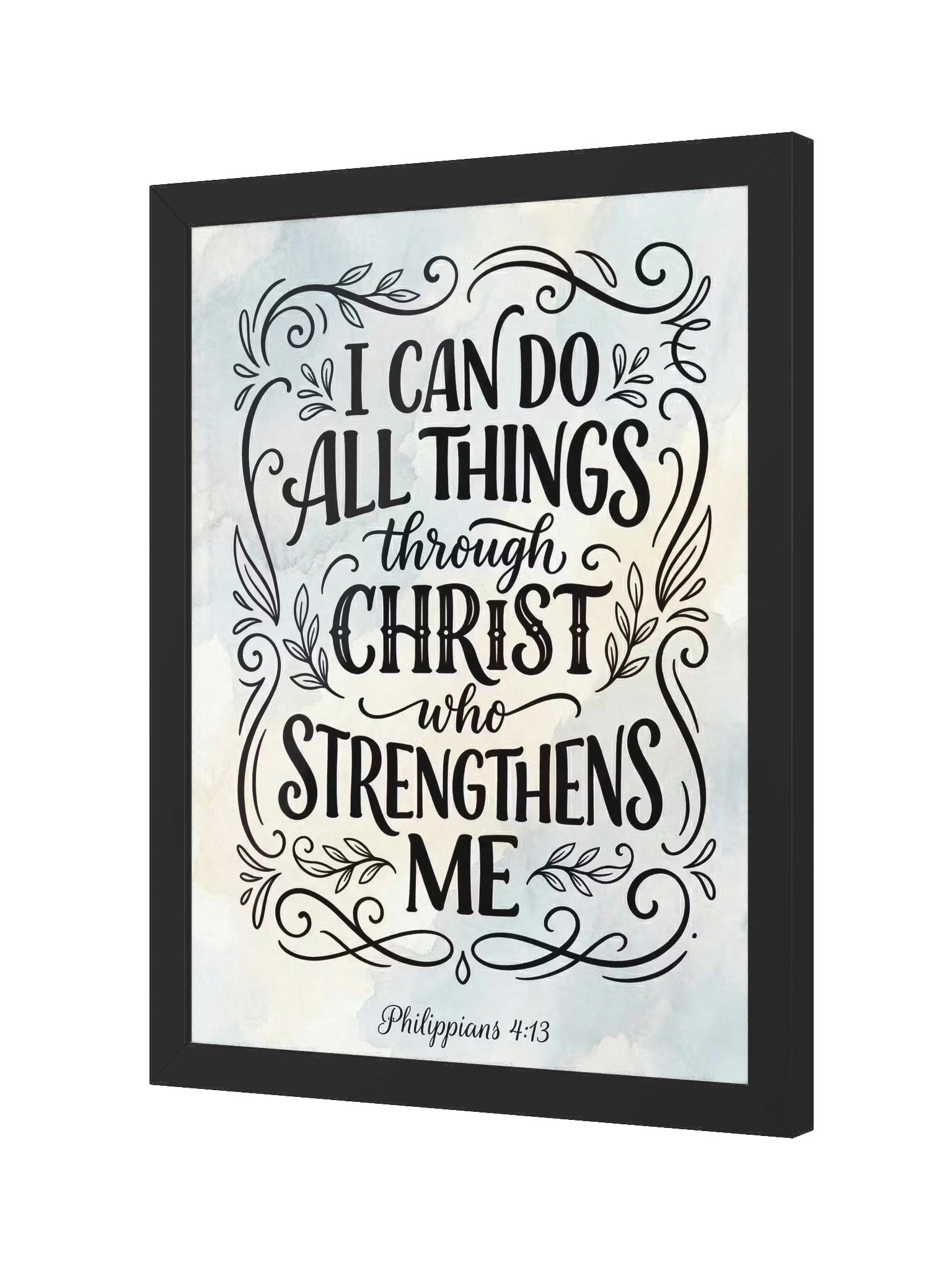 Philippians 4:13 Calligraphy Wall Art product image (3)