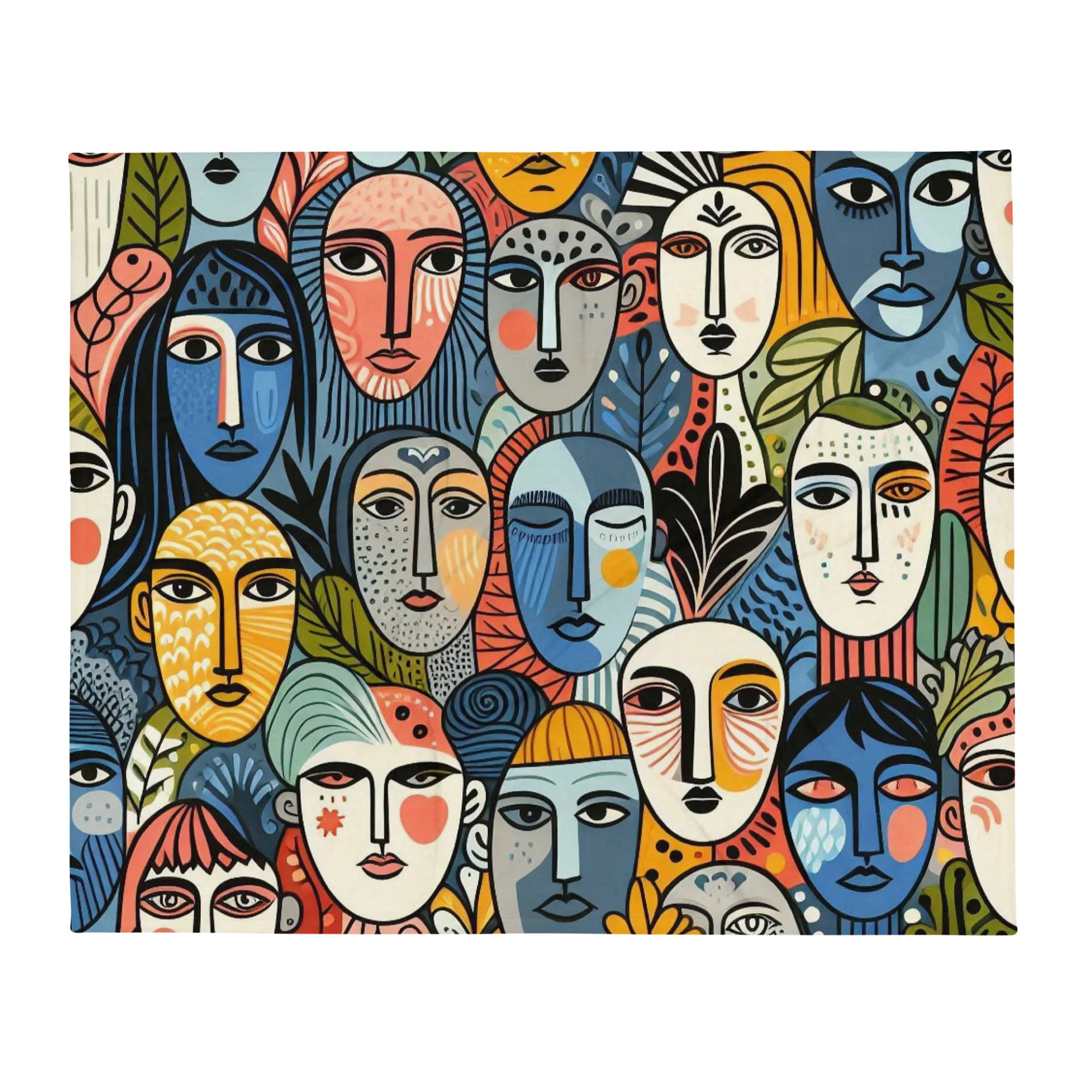 Faces Art Blanket product image (2)