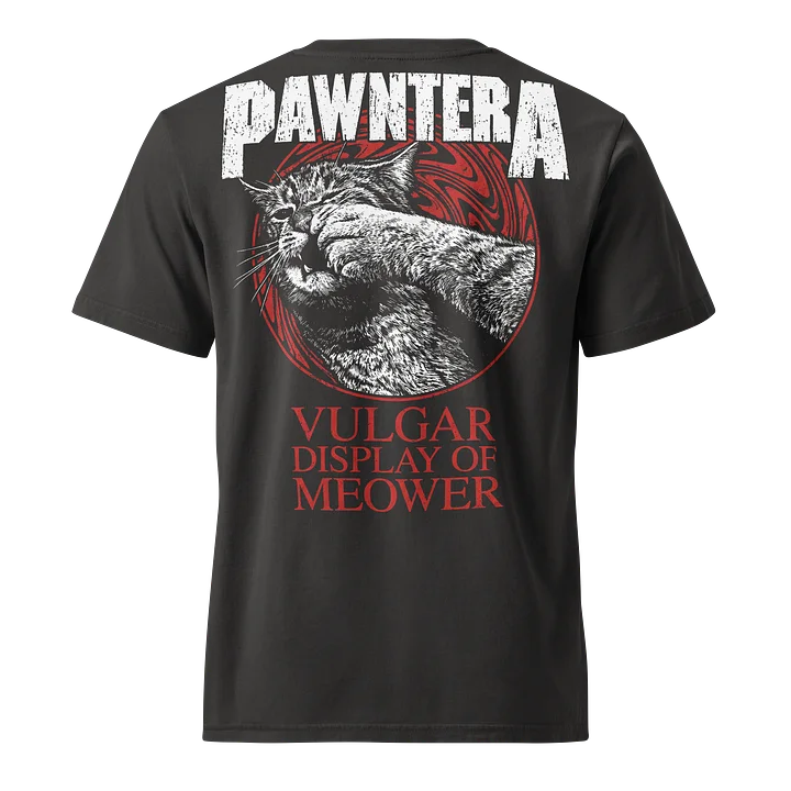 PAWNTERA VULGAR DISPLAY OF MEOWER VINTAGE TEE product image (1)