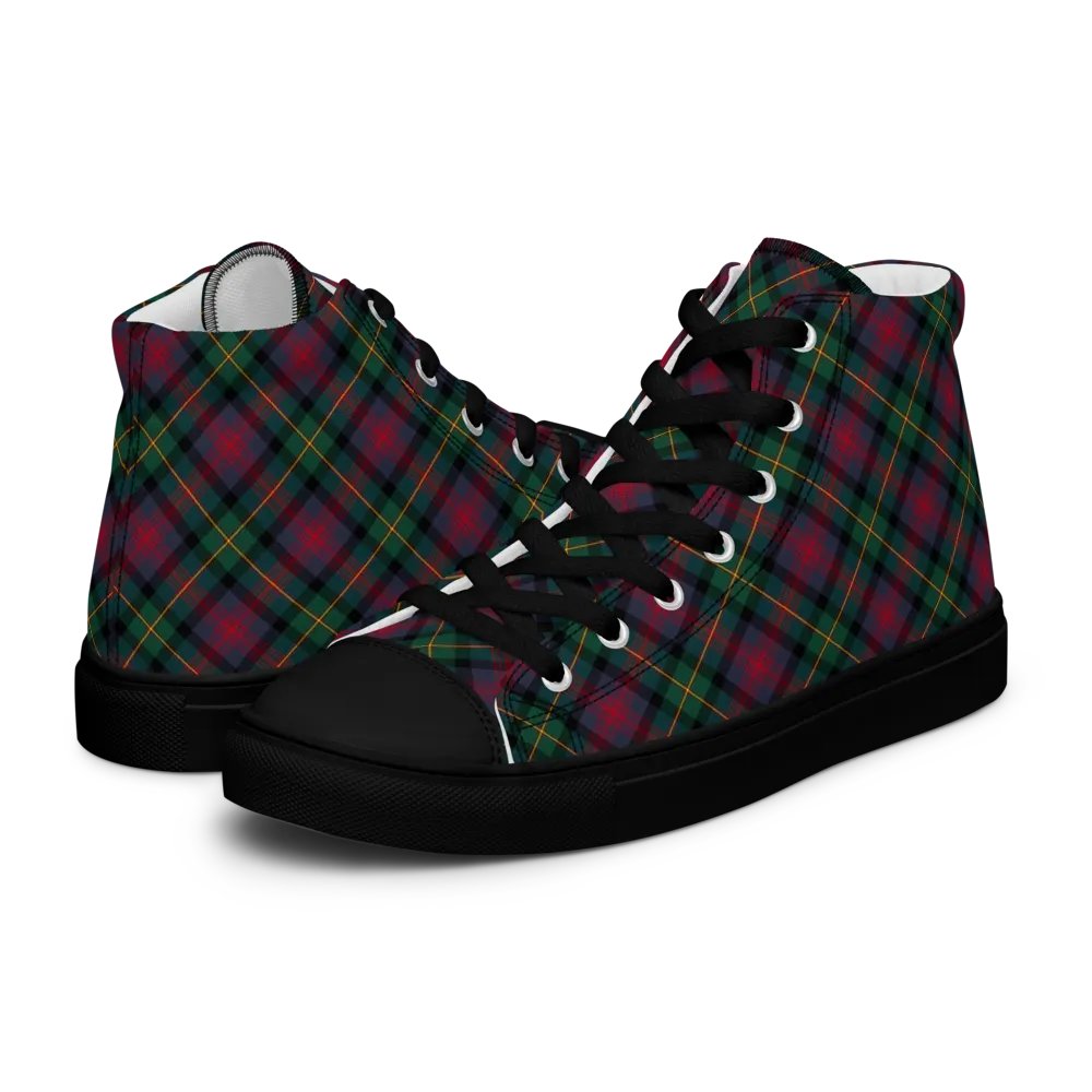 Logan Tartan Men's High Top Shoes product image (8)