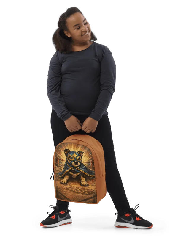 Los Guardianes Luchadores All-Over Print Backpack – Vintage Lucha Libre Dog Travel & School Bag product image (4)