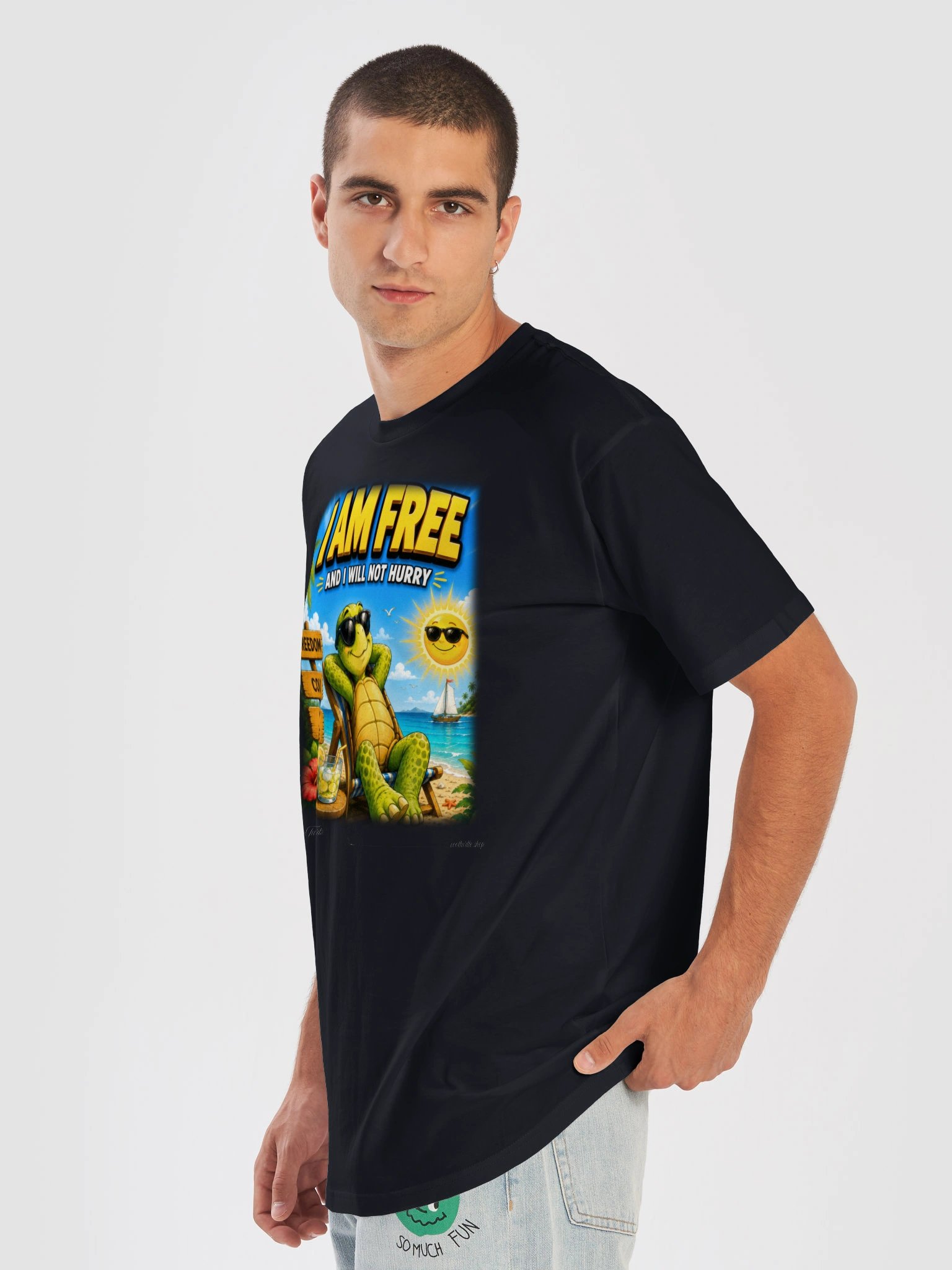 I AM FREE — AS Colour 5001T Premium T-Shirt product image (4)