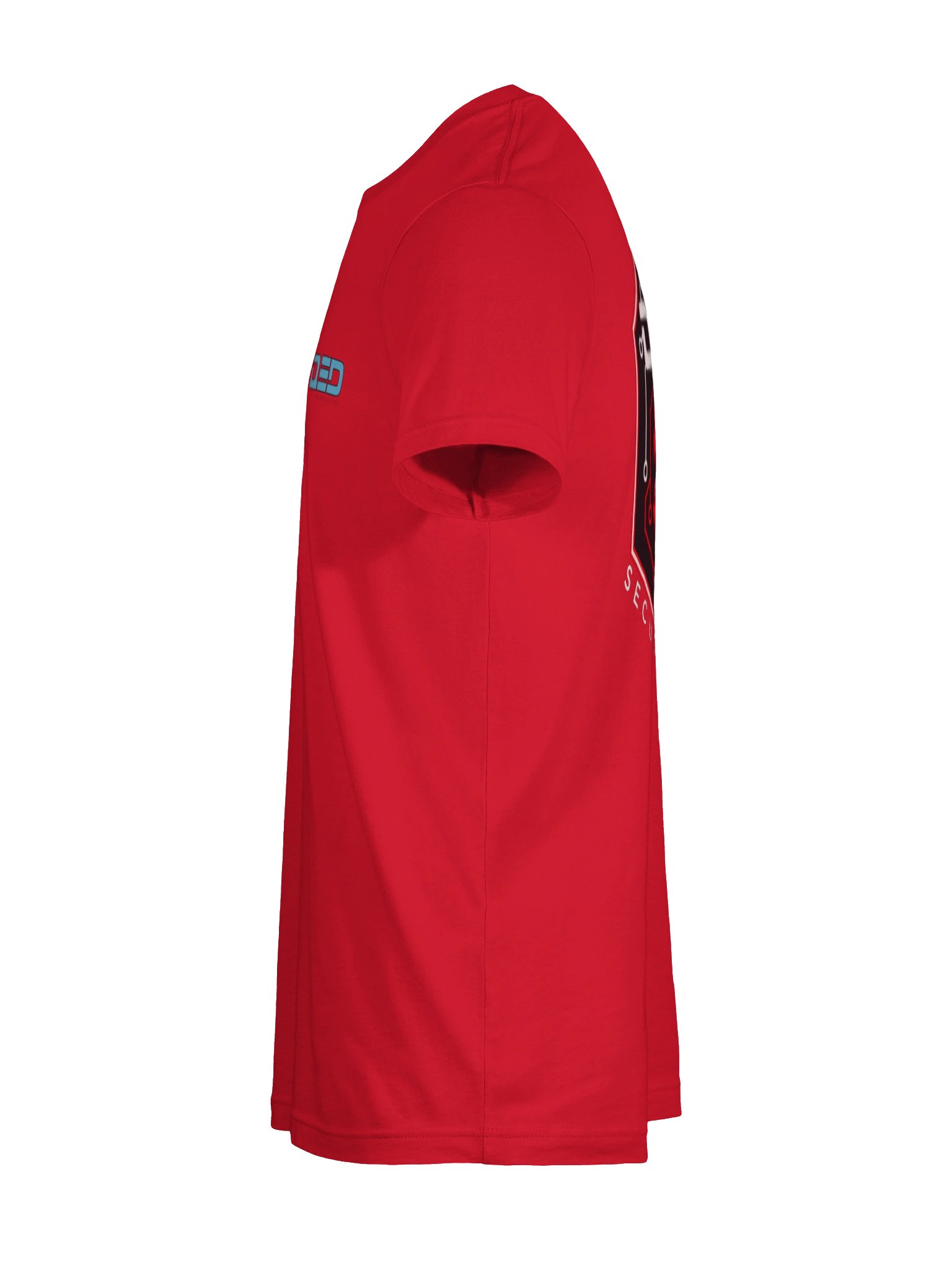 QED Red Shirt Small Logo Front w/ Large Skull Logo on Back product image (9)