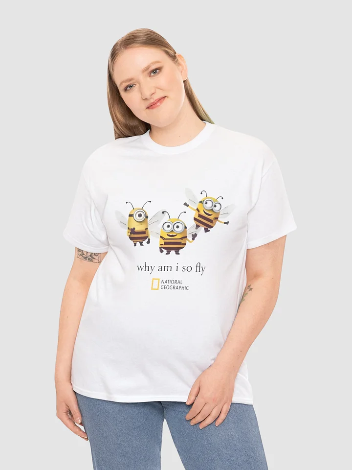 Why Am I So Fly Minion Bee Parody Graphic Shirt product image (1)
