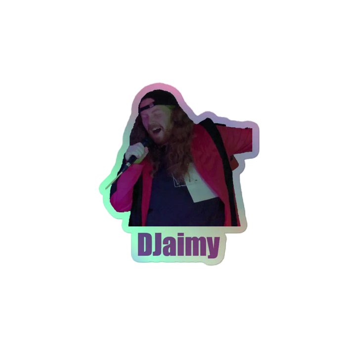 DJaimy Barcade Holo sticker product image (2)