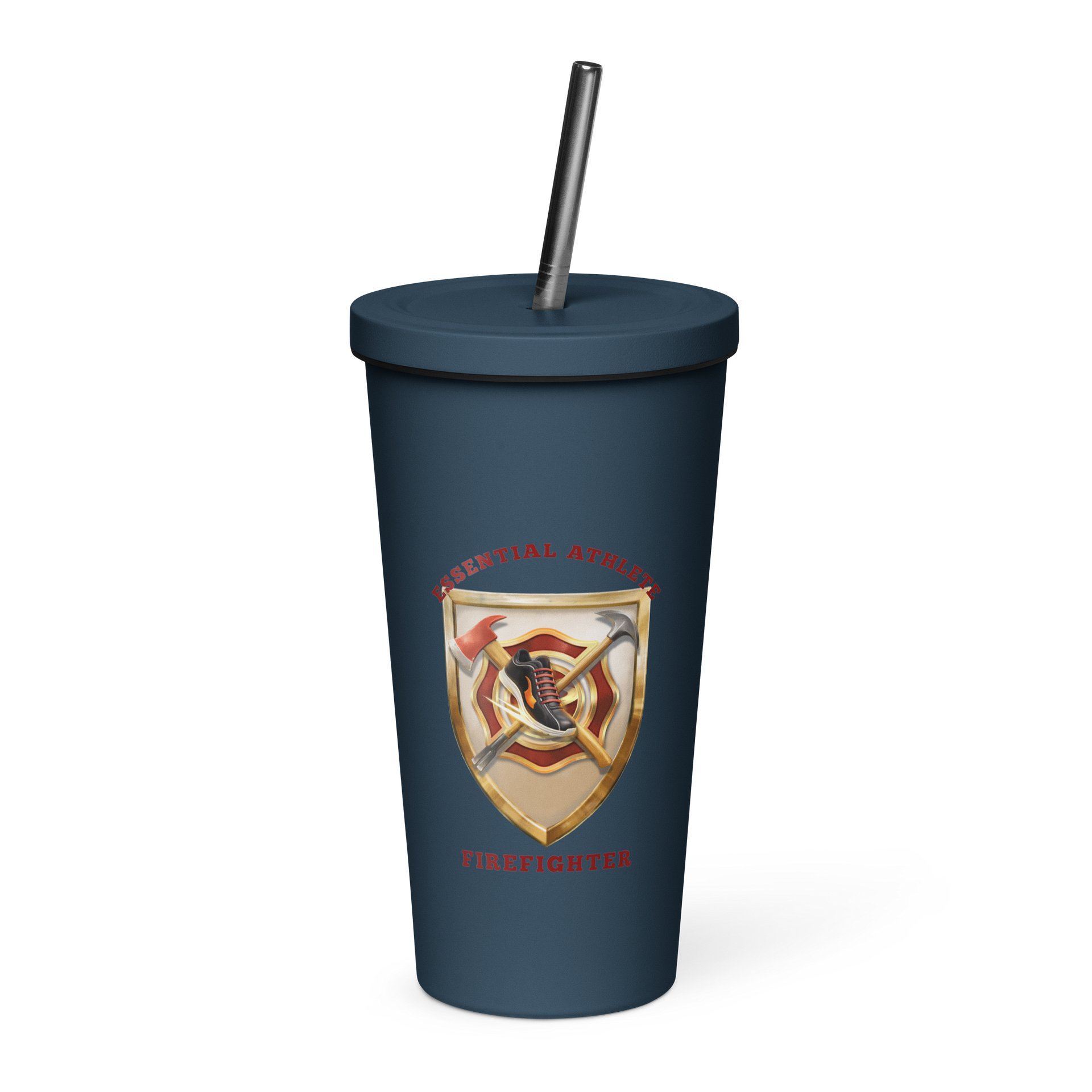 Shield Series: Firefighter Edition Tumbler with Straw product image (9)