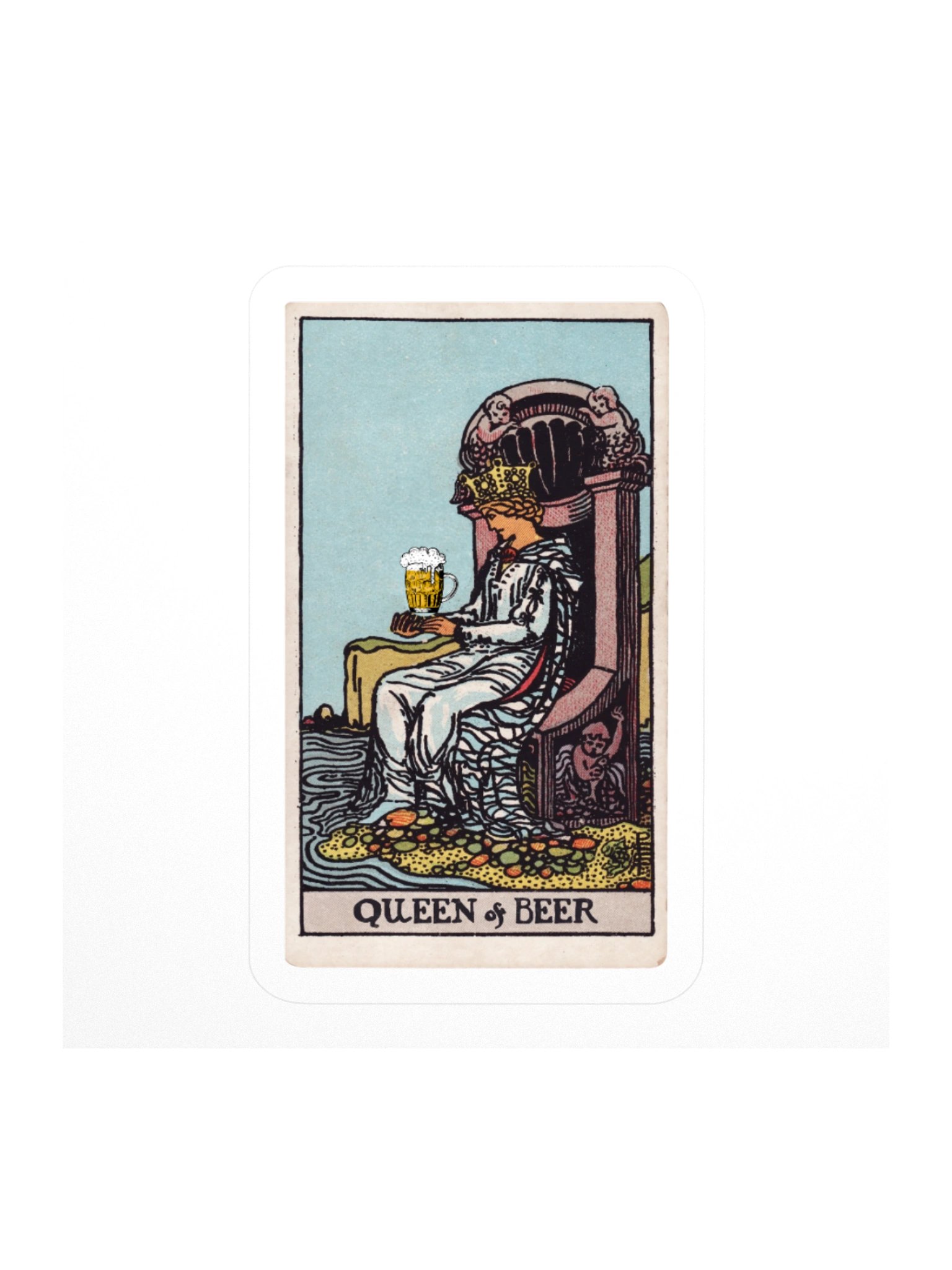 Queen of Beer Sticker product image (1)