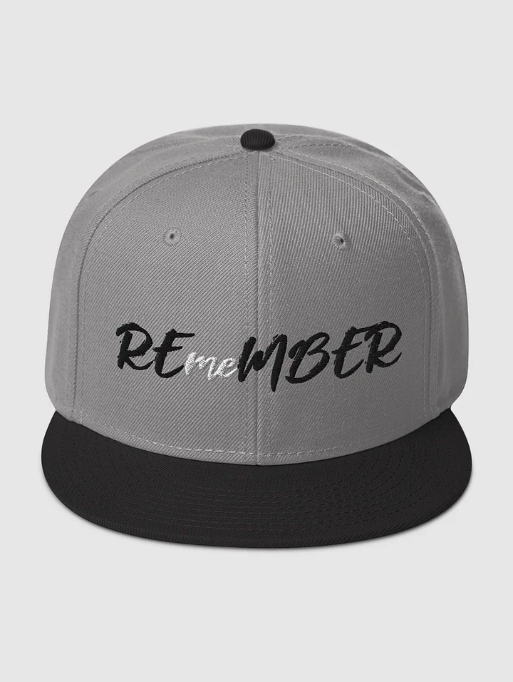 REmeMBER Snapback Hat - Light Grey product image (2)