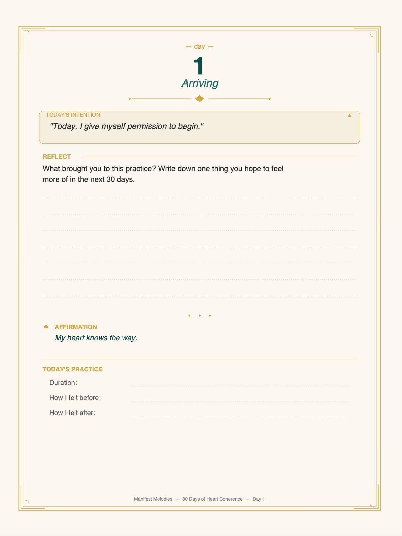 30 Days of Heart Coherence — A Guided Journal product image (3)