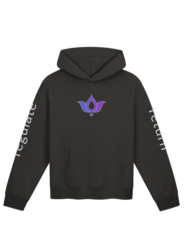 Regulate / Return Lotus Hoodie | Soft Black product image (1)