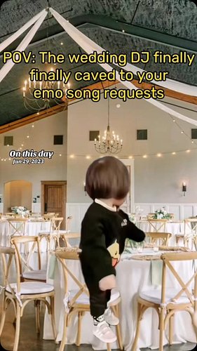 #onthisday One of my earliest posts 👀 and yes, I still request emo songs at weddings. #aroace #lgbtq #emo 

Think I’ll still ...