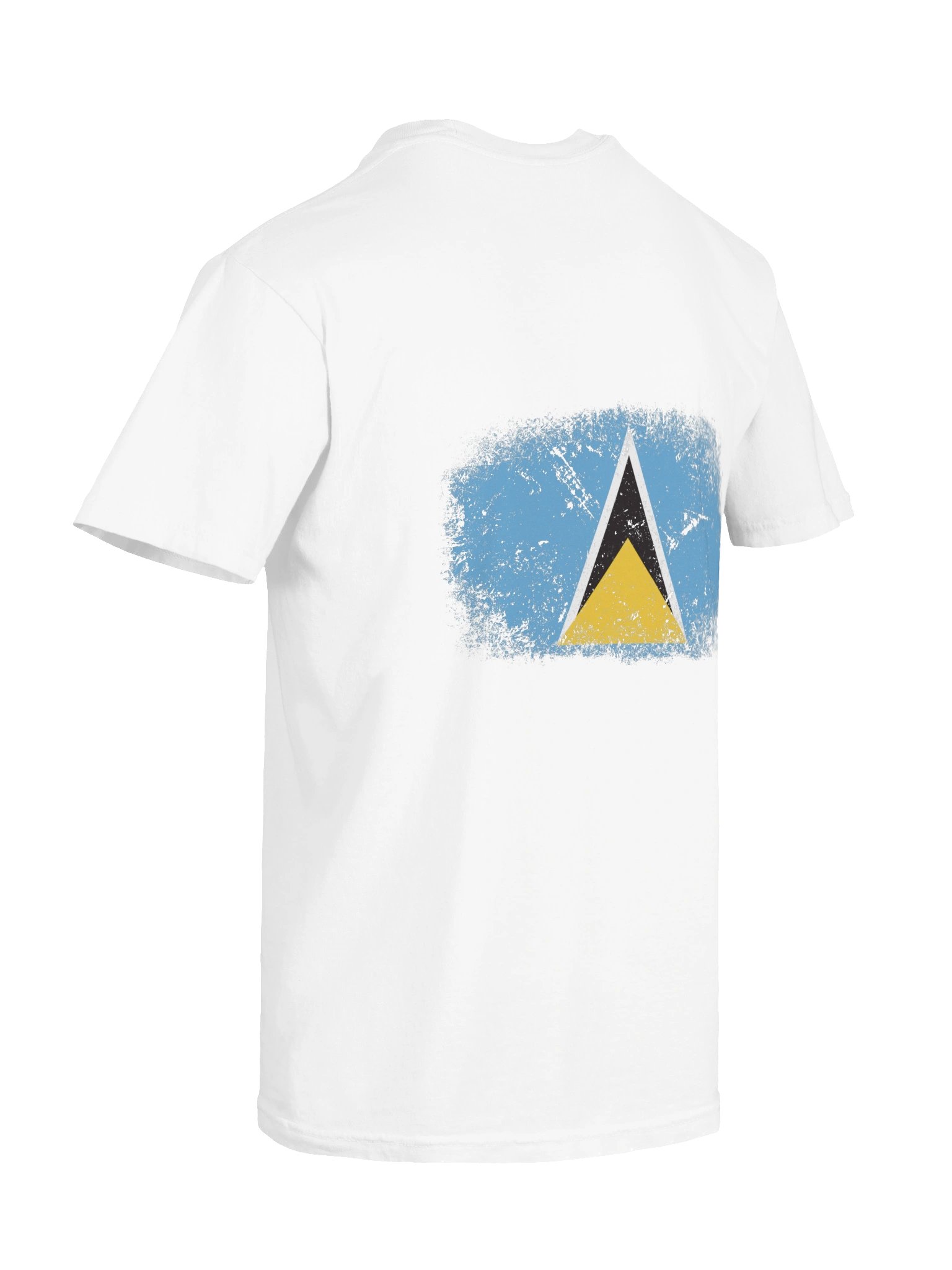 Saint Lucia Flag Streetwear Tee product image (80)