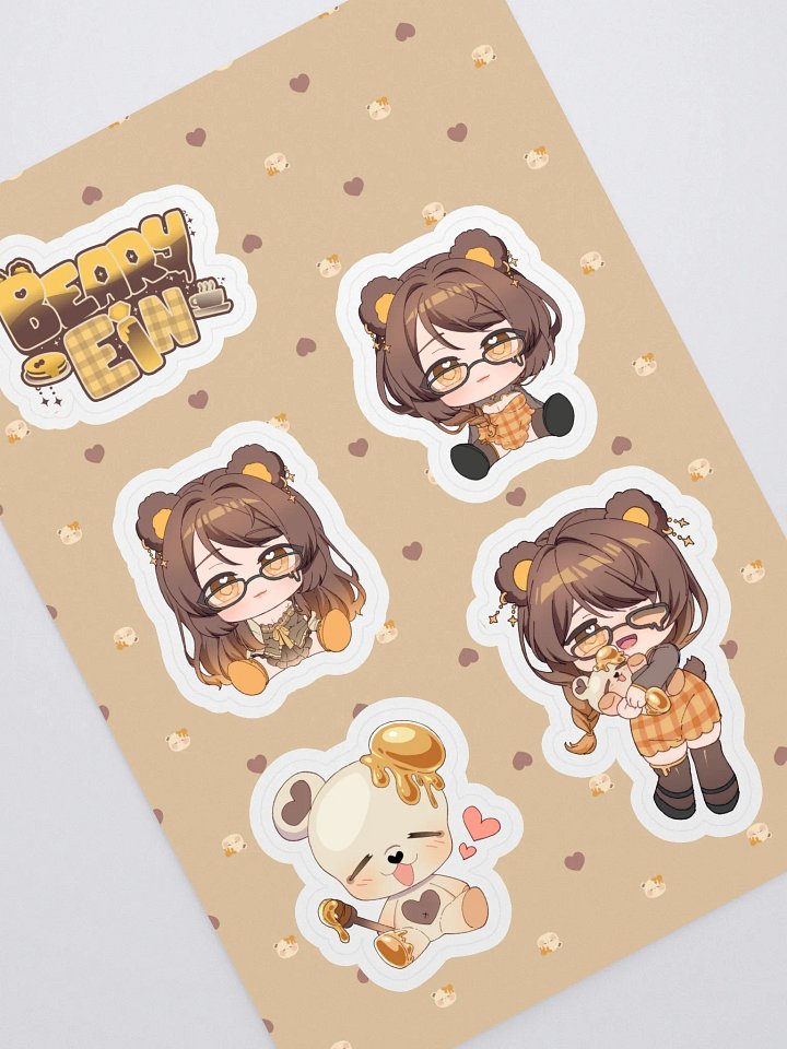 BearyEin Sticker Sheet product image (1)