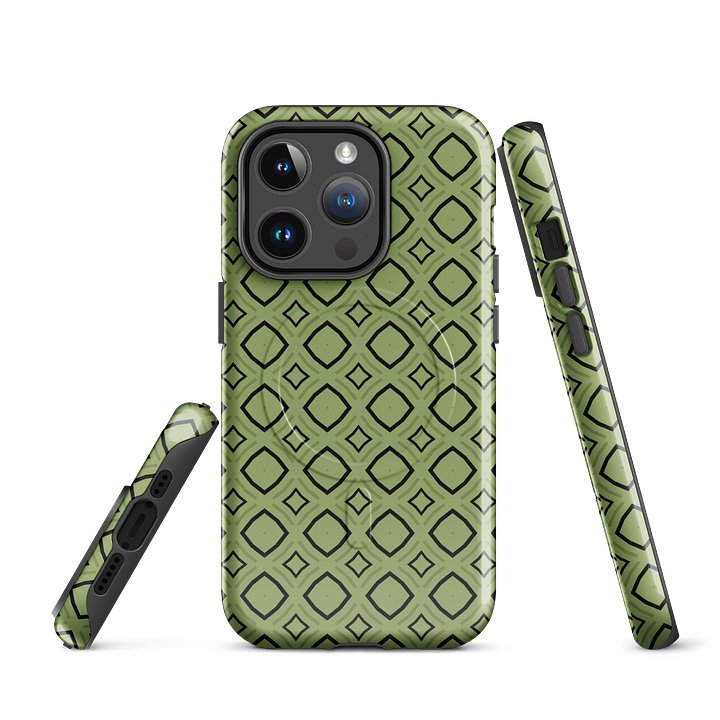 Bumble Delight iPhone 17 Tough MagSafe Case - Shockproof Dual-Layer Geometric Protective Cover product image (1)