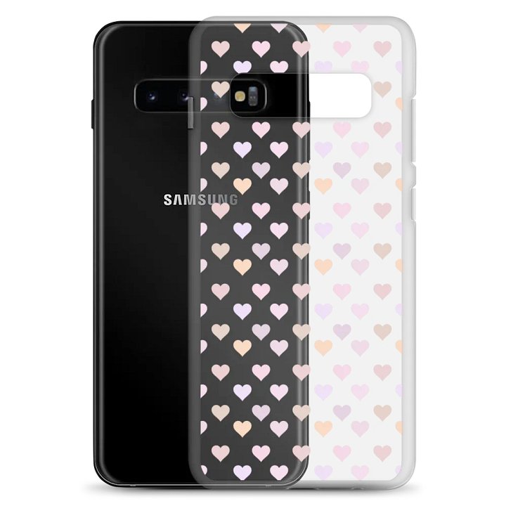 Pastel Hearts Cute Clear Case for ®Samsung phones product image (8)