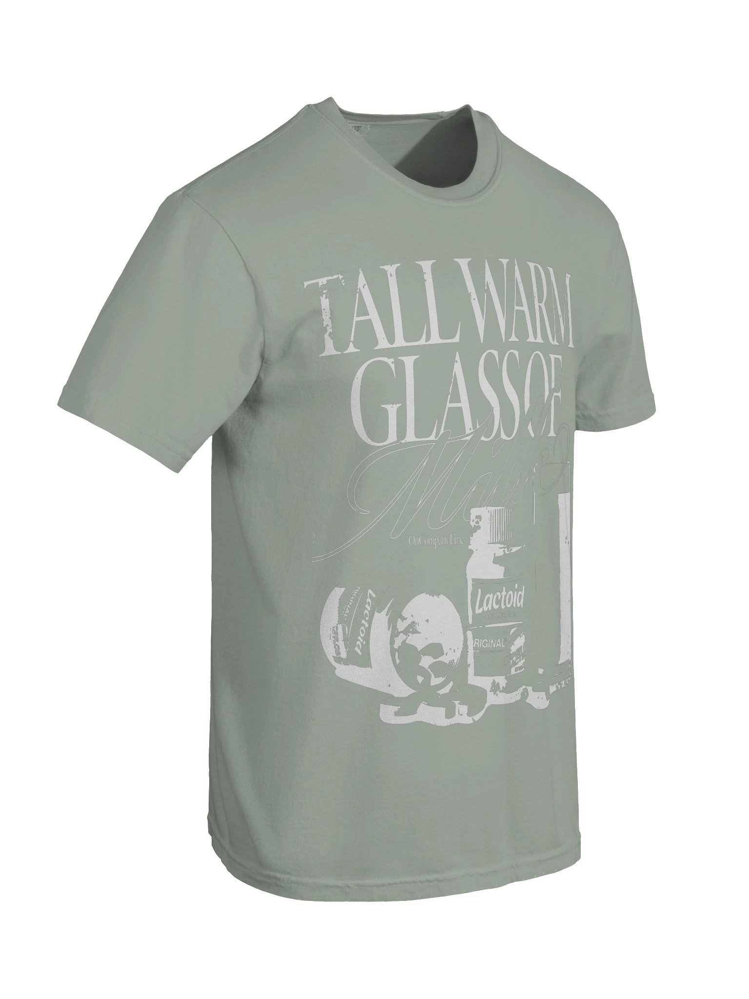 Tall warm Glass of milk Monochrome product image (6)