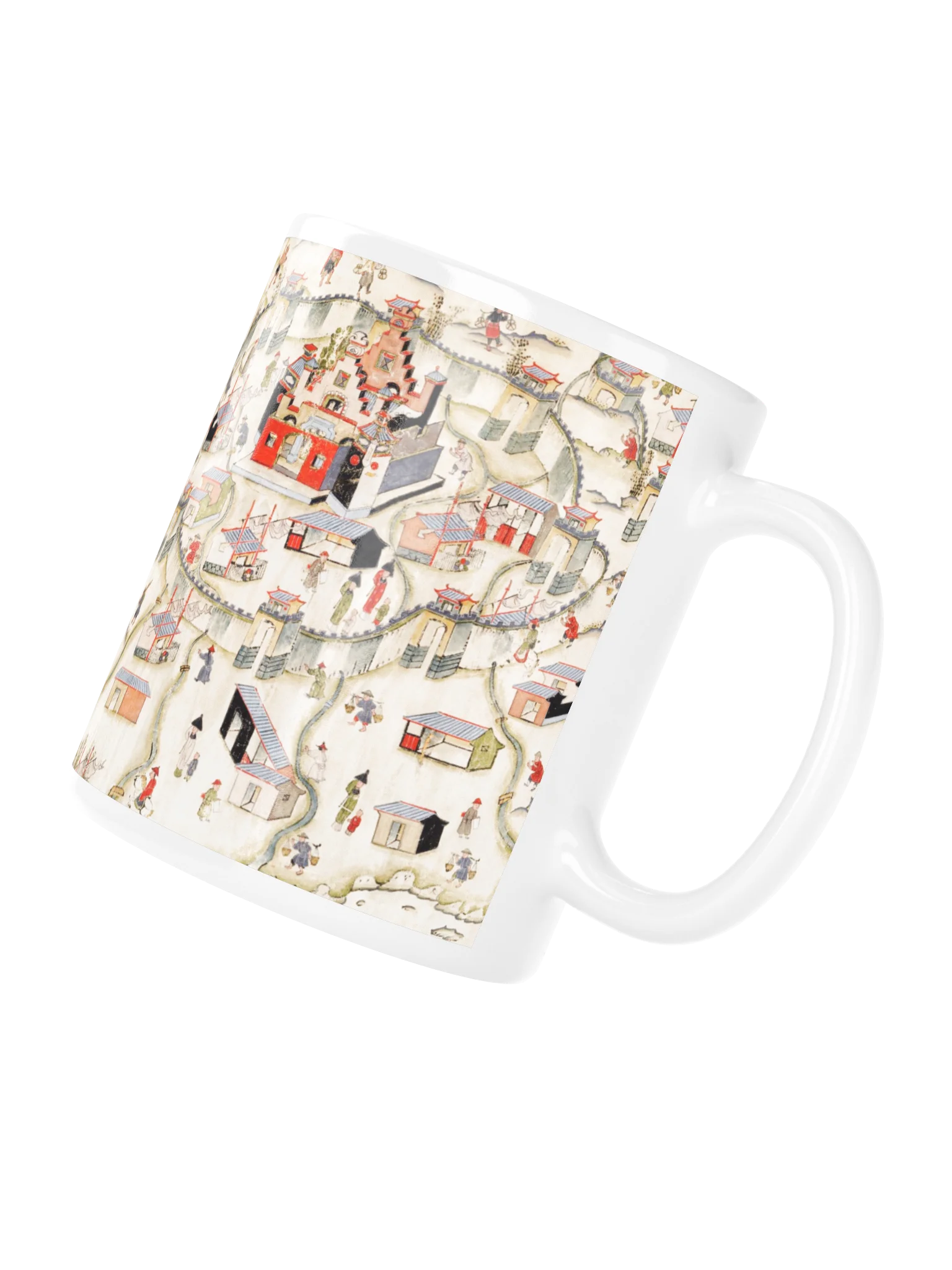 Ancient Cityscape Glossy Mug product image (4)