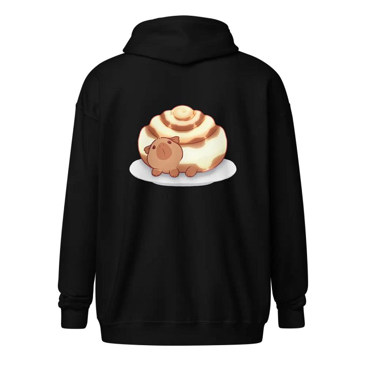 Capybara Cinn Roll Zip-Up Hoodie product image (1)