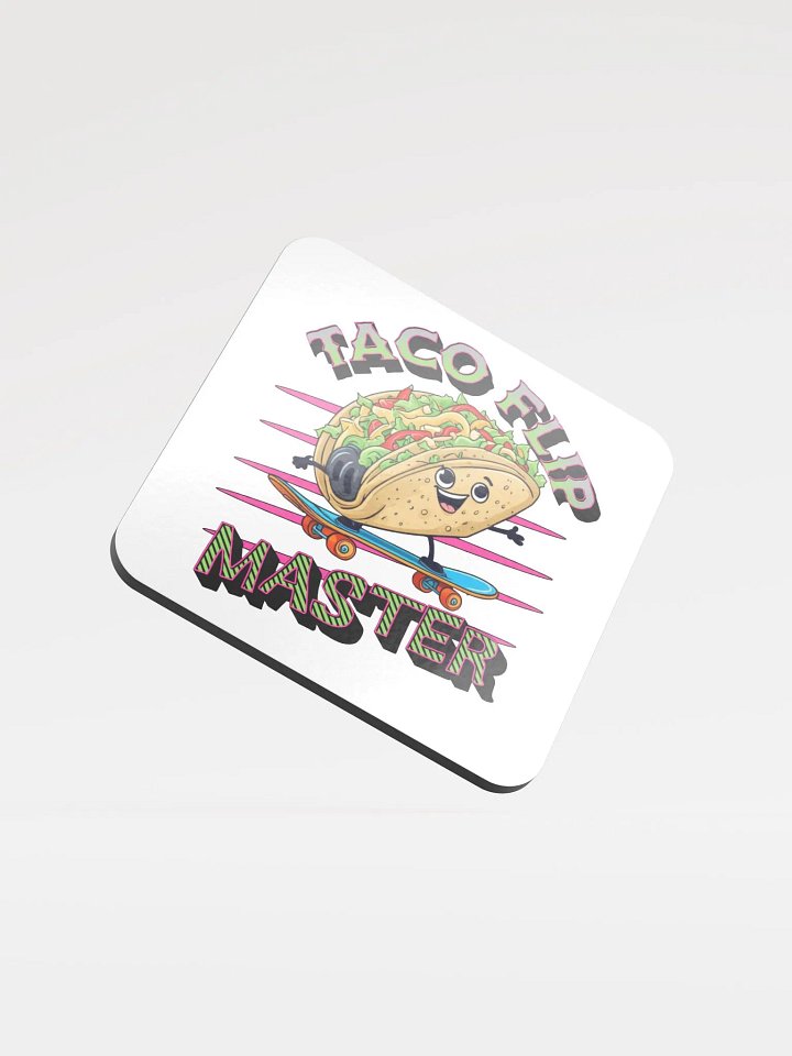 Taco Flip Master Cork Coaster product image (2)