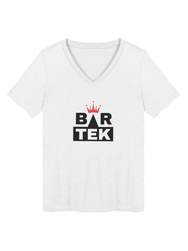 Bartek Women's Relaxed V-Neck T-Shirt - White product image (1)