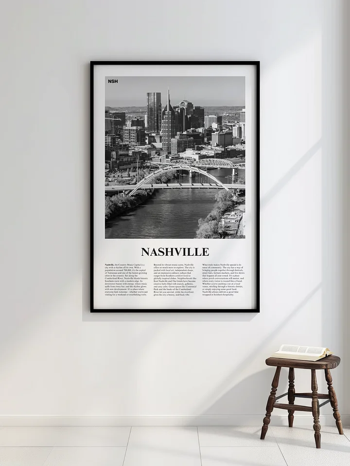 Nashville 02 Newspaper Poster | Framed product image (7)