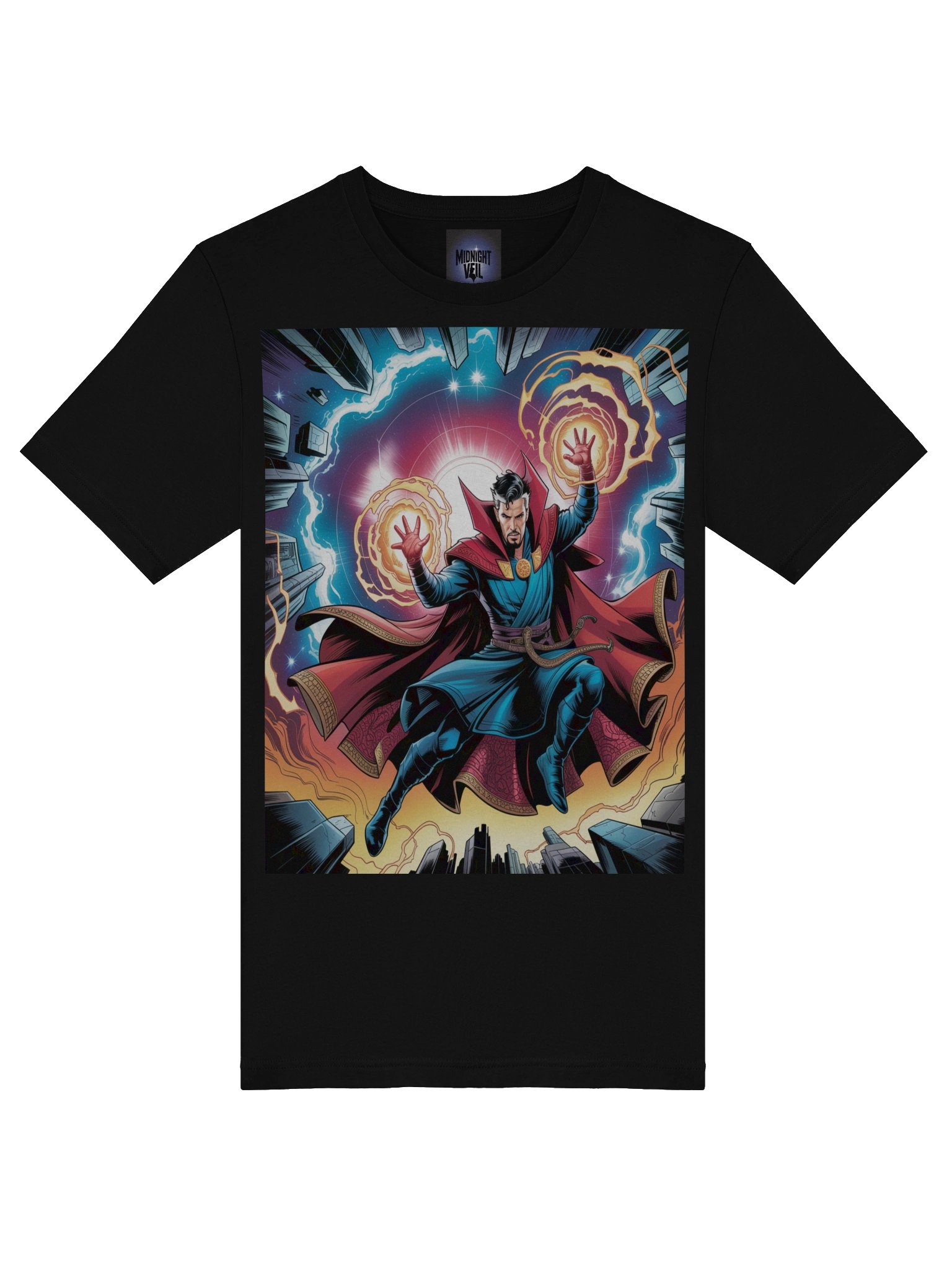 Doctor Strange Urban Eclipse Supersoft T-Shirt – Sorcerous Blast Veil product image (7)