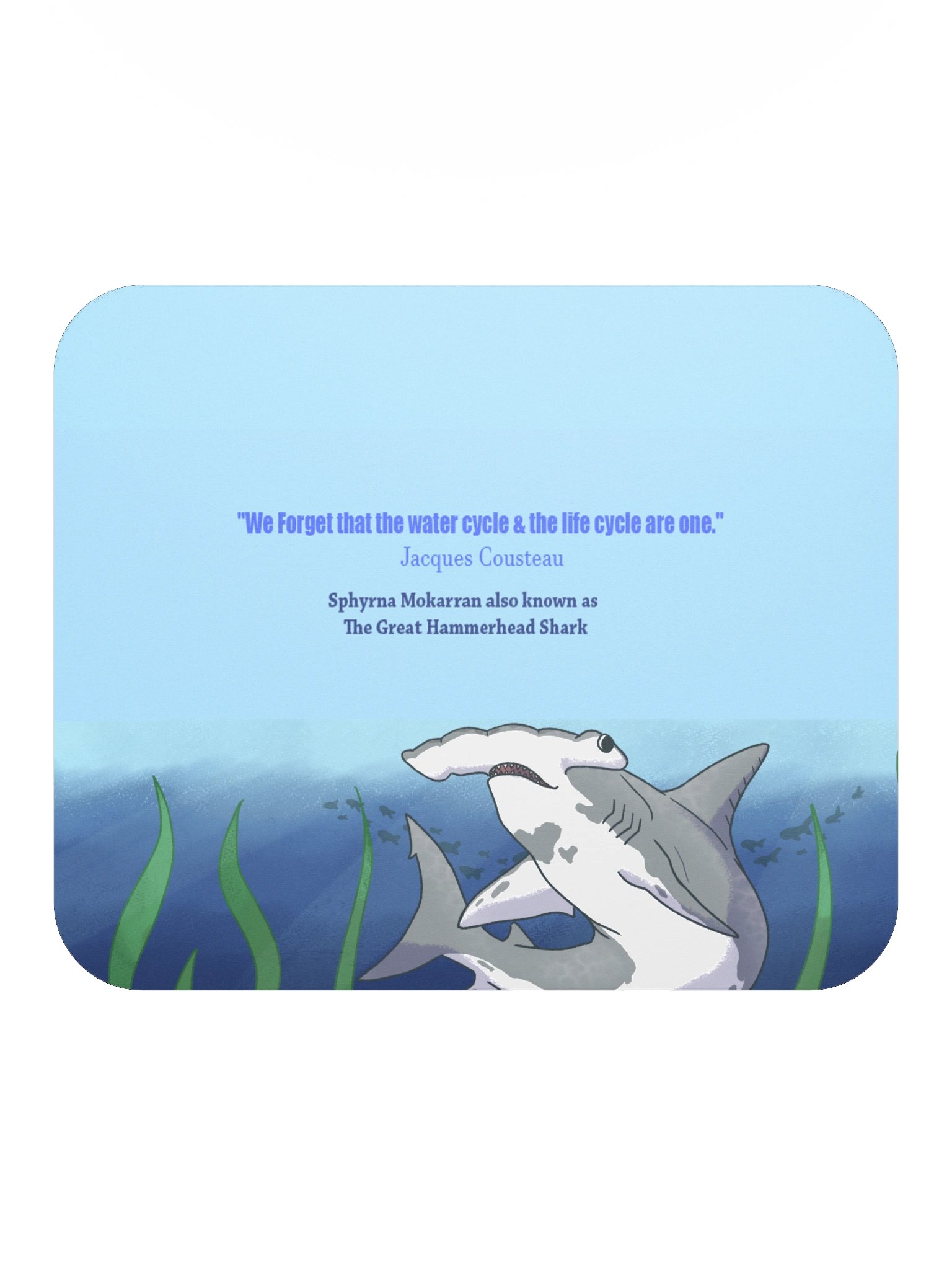 Hammerhead Shark Mousepad v2 product image (2)