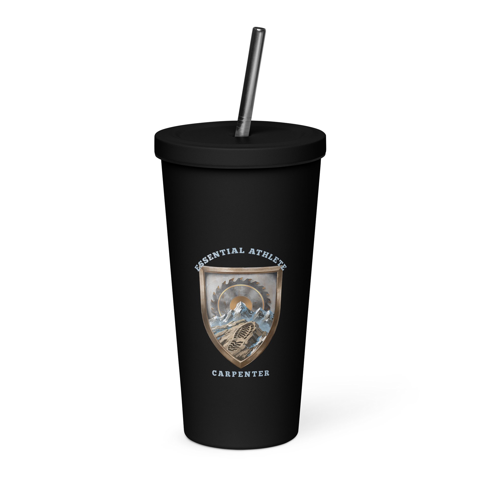 Shield Series: Carpenter Edition Tumbler with Straw product image (1)