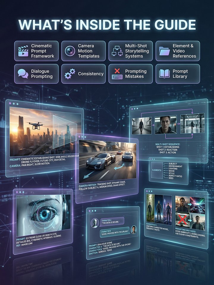 The Ultimate Kling 3 Prompt Guide - Master AI Video Creation product image (2)