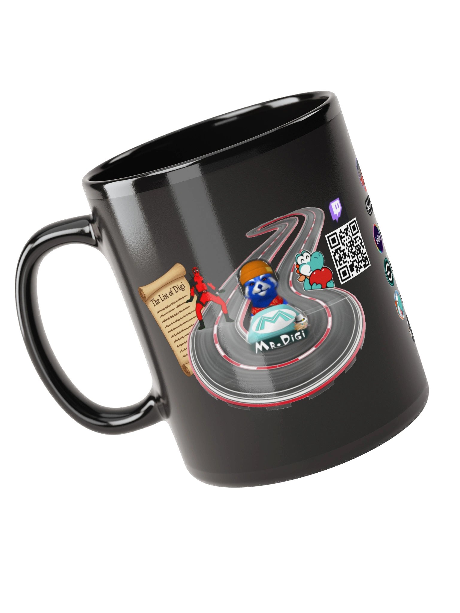 Mr. Digi Black Mug product image (6)