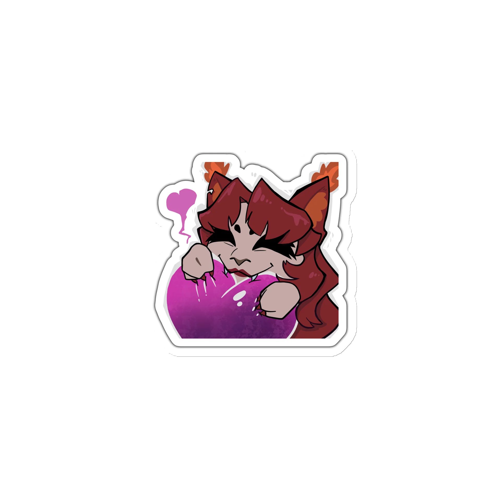Pyro Loves Magnet product image (1)