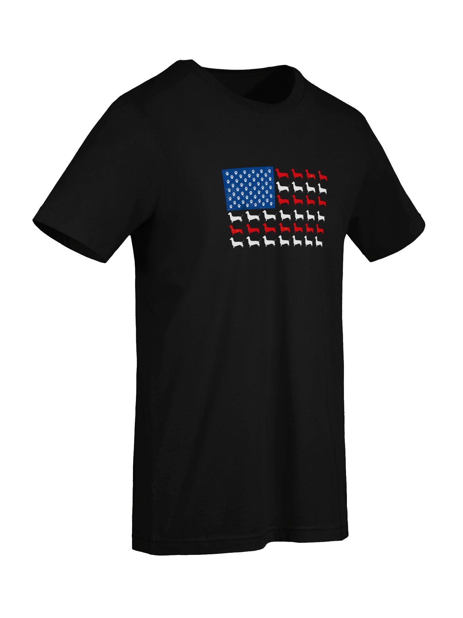 Patriotic Dachshund T-Shirt – Red White & Blue Doxie Tee product image (2)