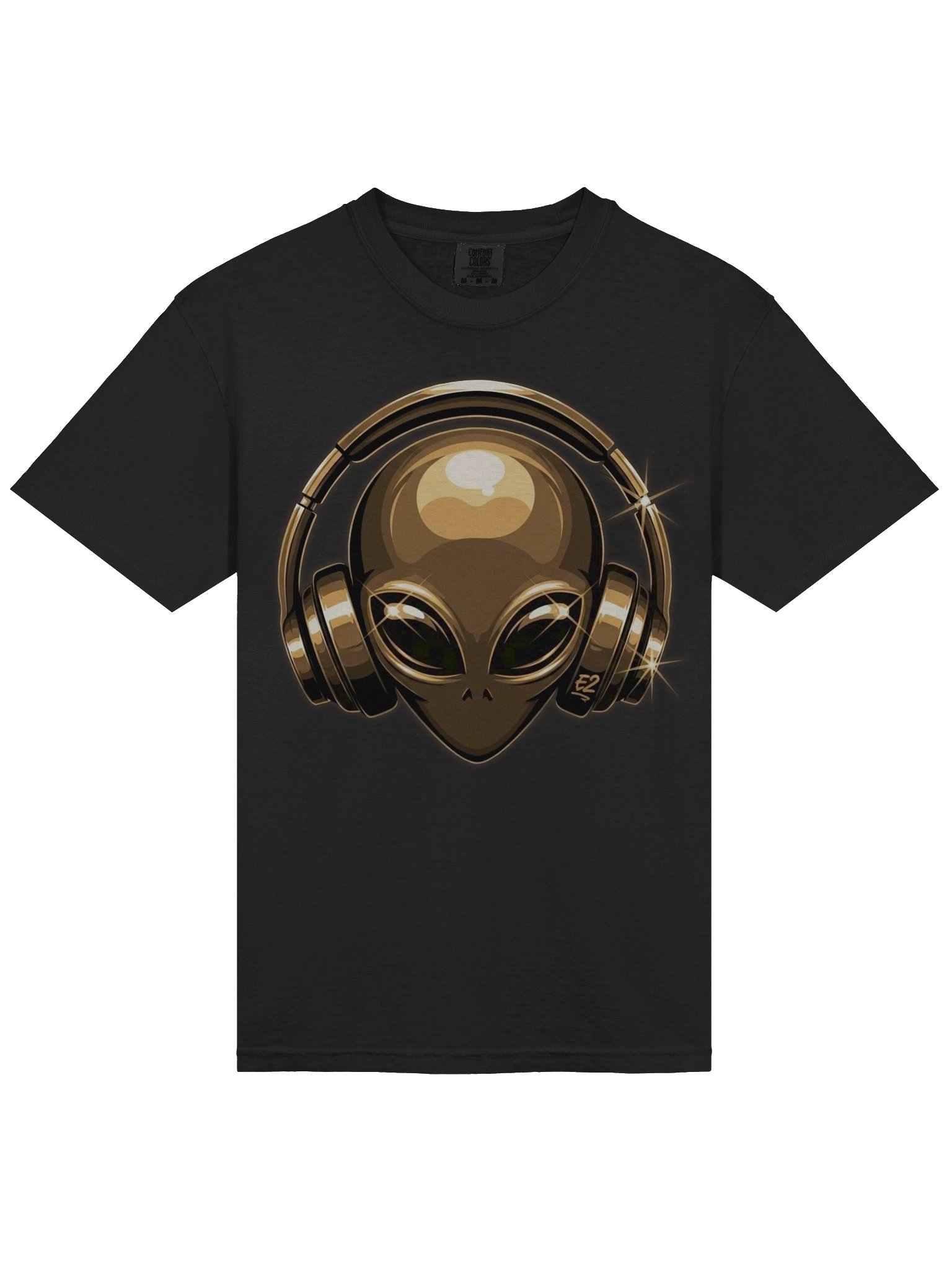 Gold e² Alien Logo T-Shirt product image (6)