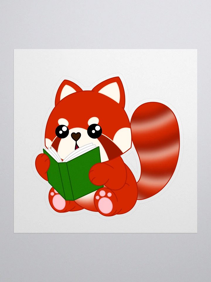 Red Panda Reading product image (1)