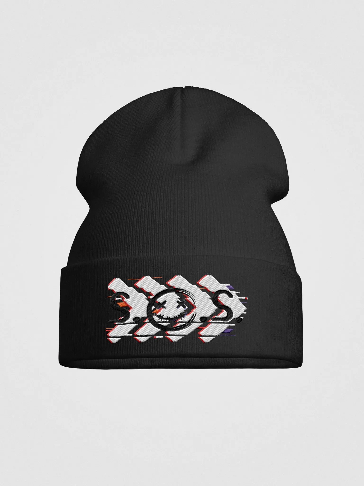 Fast Forward Glitched Beanie product image (1)