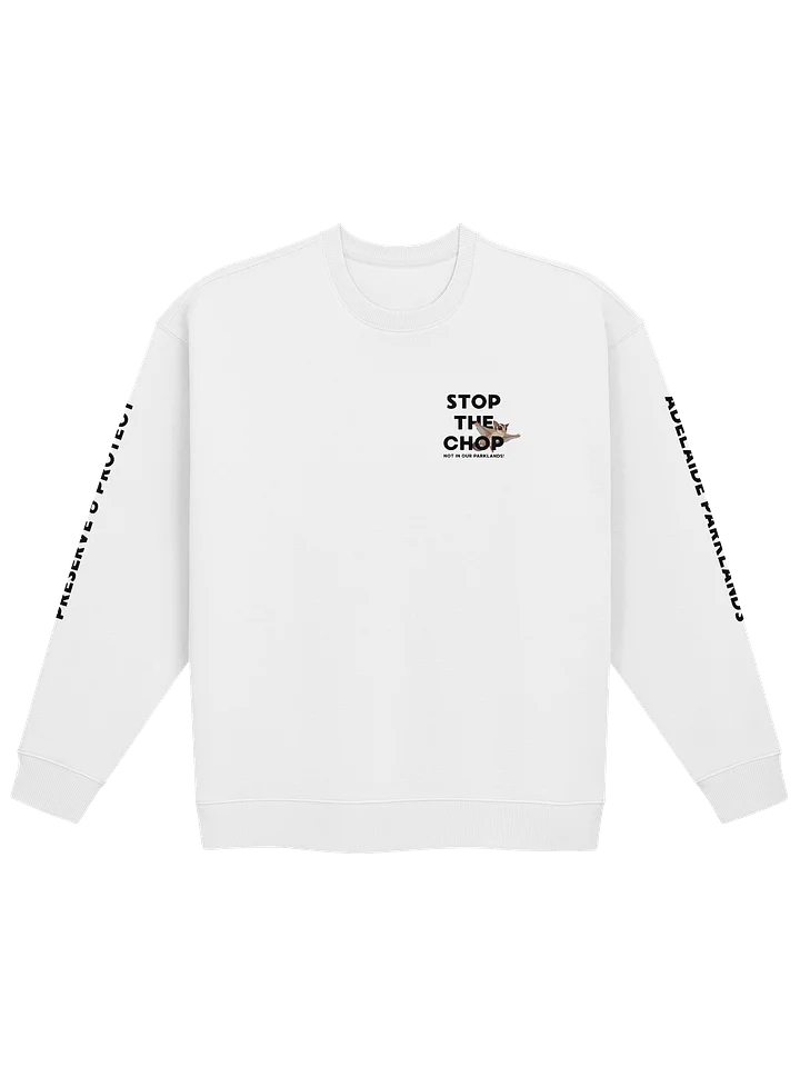 STOP THE CHOP | Sugar Glider | Unisex | Premium Organic Oversized Sweatshirt product image (2)